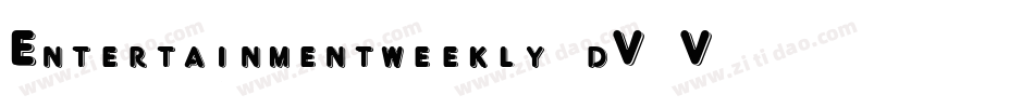 Entertainmentweekly-dV2V字体转换
