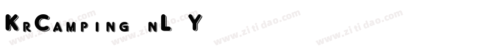 KrCamping-nL6Y字体转换