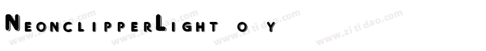 NeonclipperLight-o6y4字体转换