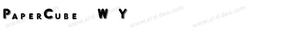 PaperCube-4W6Y字体转换