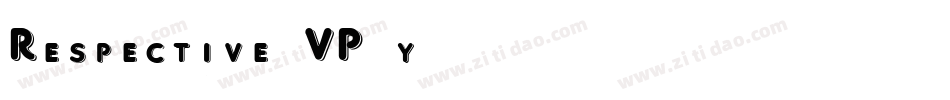 Respective-VP6y字体转换