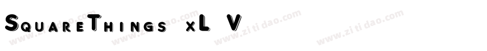 SquareThings-xL2V字体转换