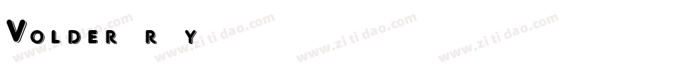 Volder-r6y9字体转换