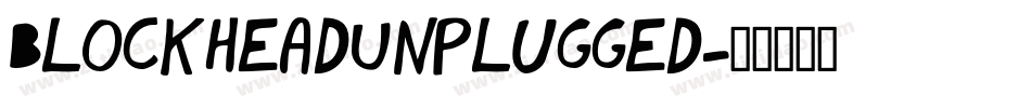 BlockheadUnplugged字体转换
