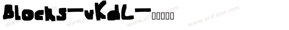 Blocks-vKdL字体转换