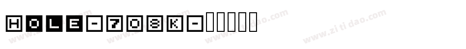 Hole-7O8K字体转换
