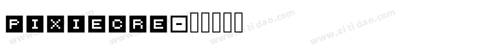 pixiecre字体转换