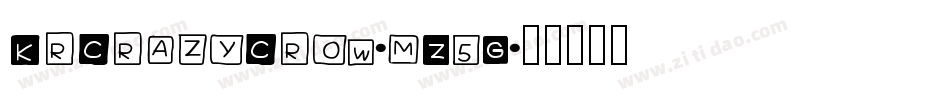 KrCrazyCrow-mZ5G字体转换