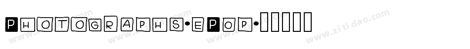 Photographs-eP0p字体转换
