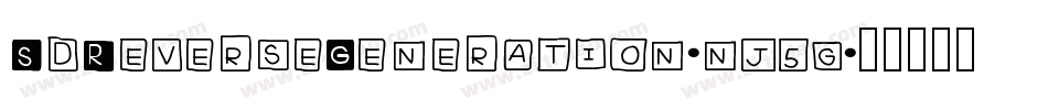 SdReverseGeneration-nj5g字体转换