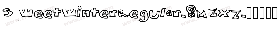 SweetWinterRegular-8MZxz字体转换
