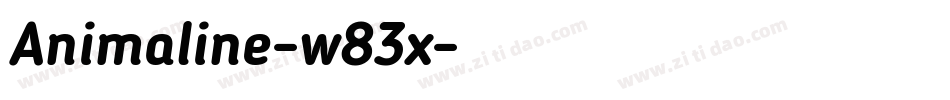 Animaline-w83x字体转换
