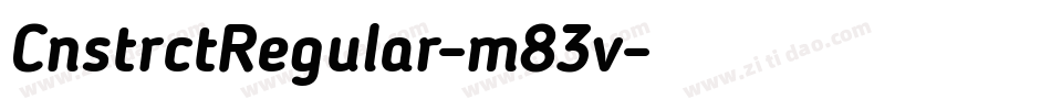 CnstrctRegular-m83v字体转换