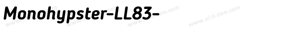 Monohypster-LL83字体转换