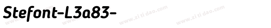 Stefont-L3a83字体转换