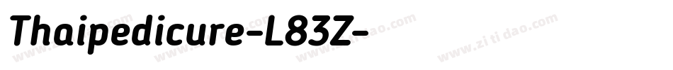 Thaipedicure-L83Z字体转换