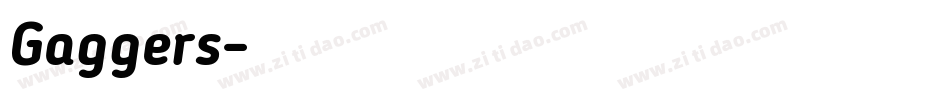 Gaggers字体转换