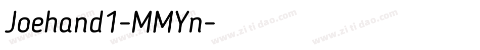 Joehand1-MMYn字体转换