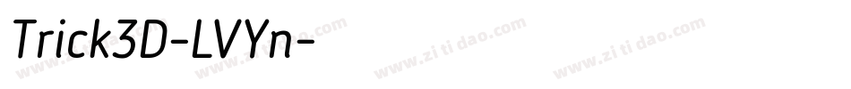 Trick3D-LVYn字体转换