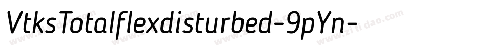 VtksTotalflexdisturbed-9pYn字体转换