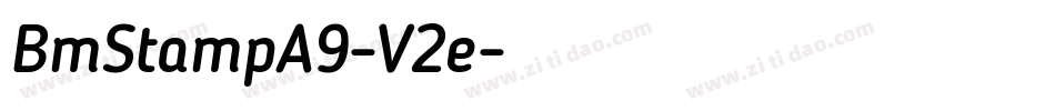 BmStampA9-V2e字体转换