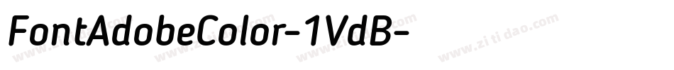 FontAdobeColor-1VdB字体转换