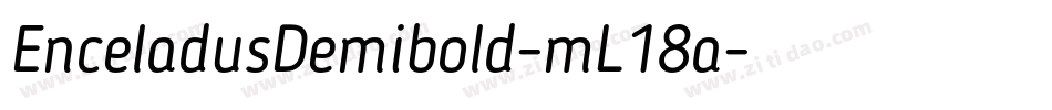 EnceladusDemibold-mL18a字体转换