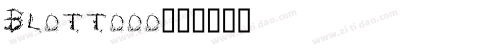 Blottooo字体转换