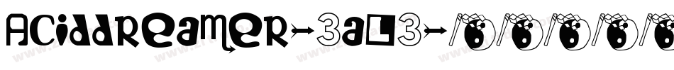 Aciddreamer-3al3字体转换