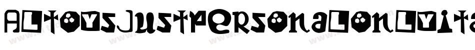 AltoysjustpersonalonlyItalic-DKY3字体转换