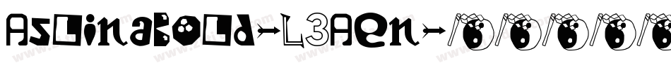 AslinaBold-L3Aen字体转换