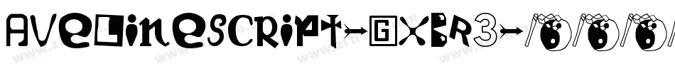 AvelineScript-gxBR3字体转换
