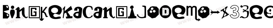 BingkeKacangIjoDemo-X3Ze9字体转换