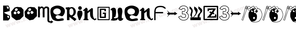 Boomeringuenf-3wz3字体转换