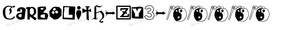 Carbolith-zy3字体转换
