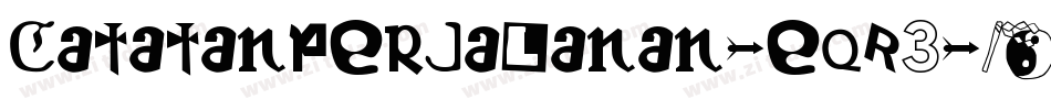 Catatanperjalanan-eqR3字体转换