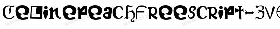 CelinepeachfreeScript-ZVEY3字体转换