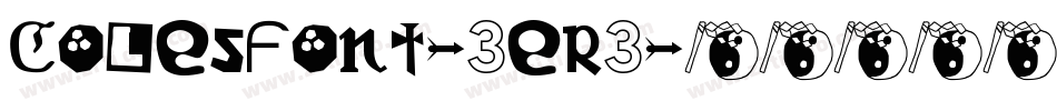 Colesfont-3er3字体转换