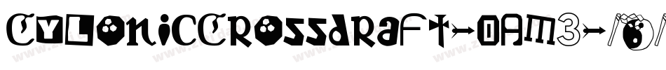 CylonicCrossdraft-OAM3字体转换