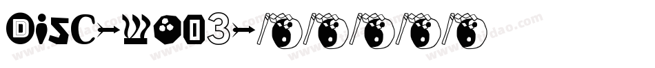Disc-woO3字体转换