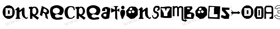 DnrRecreationSymbols-DOA3字体转换