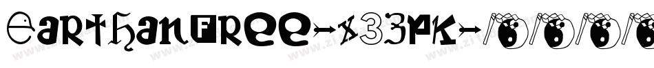 EarthanFree-X3ZpK字体转换