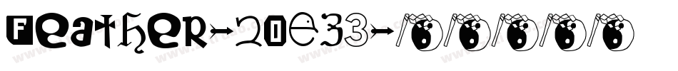 Feather-2OEZ3字体转换