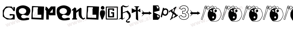 Gelpenlight-BPX3字体转换