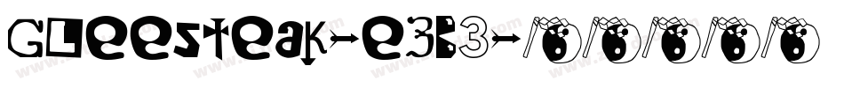 Gleesteak-eZB3字体转换