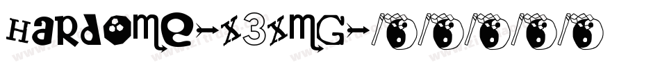 Hardome-X3XmG字体转换