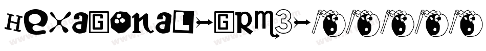 Hexagonal-grm3字体转换