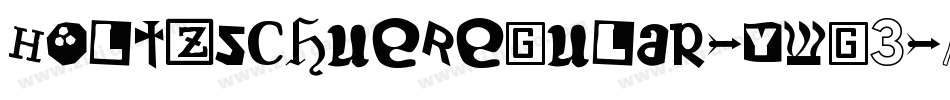 HoltzschueRegular-ywg3字体转换