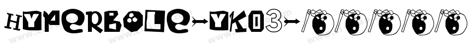 Hyperbole-yKO3字体转换