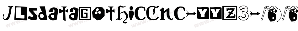 JlsdatagothicCnc-yyz3字体转换